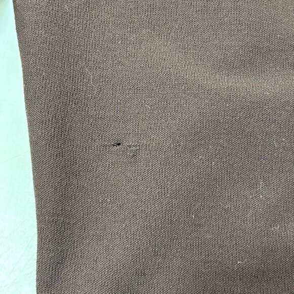 Eileen Fisher XL Brown Pants Slacks Cropped Elastic Waist 36 x 27 SNAG FLAW - Picture 7 of 7